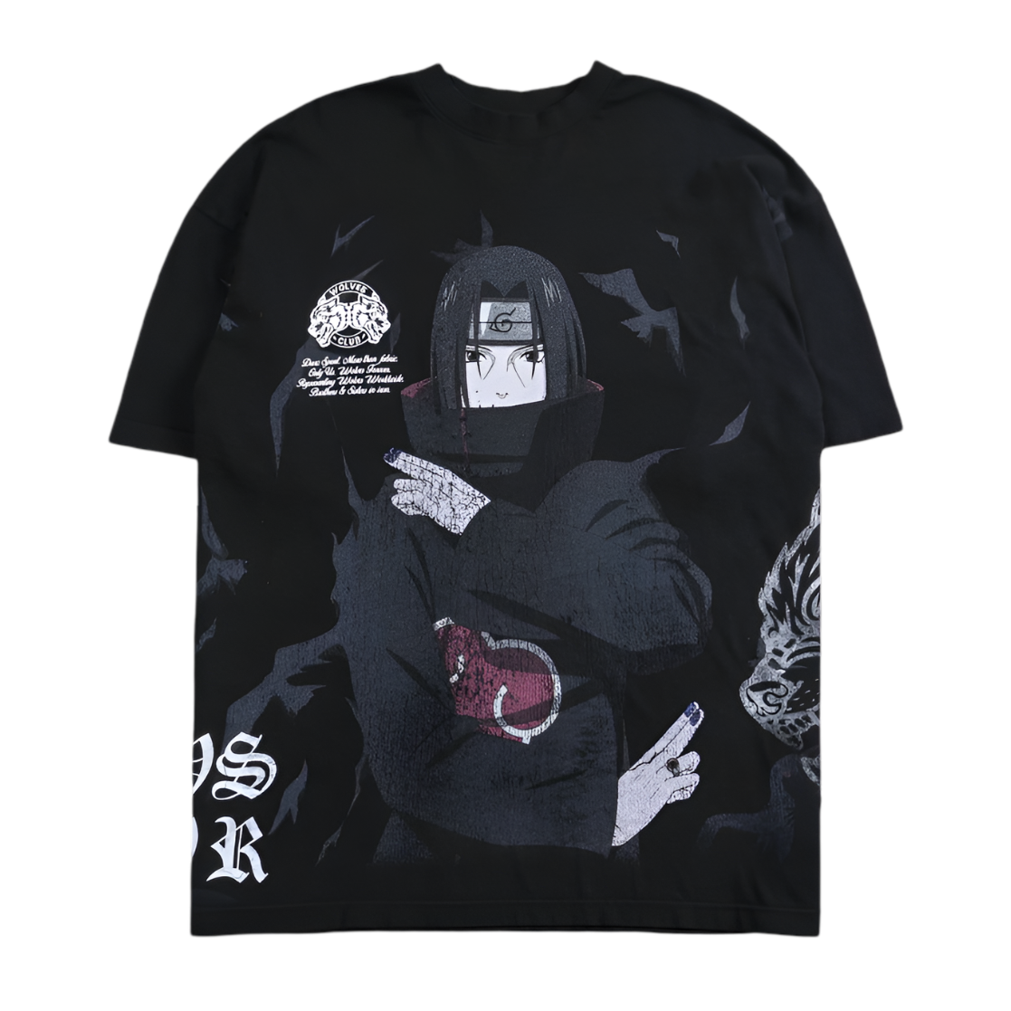 CAMISETA OVERSIZED - ITACHI UCHIHA