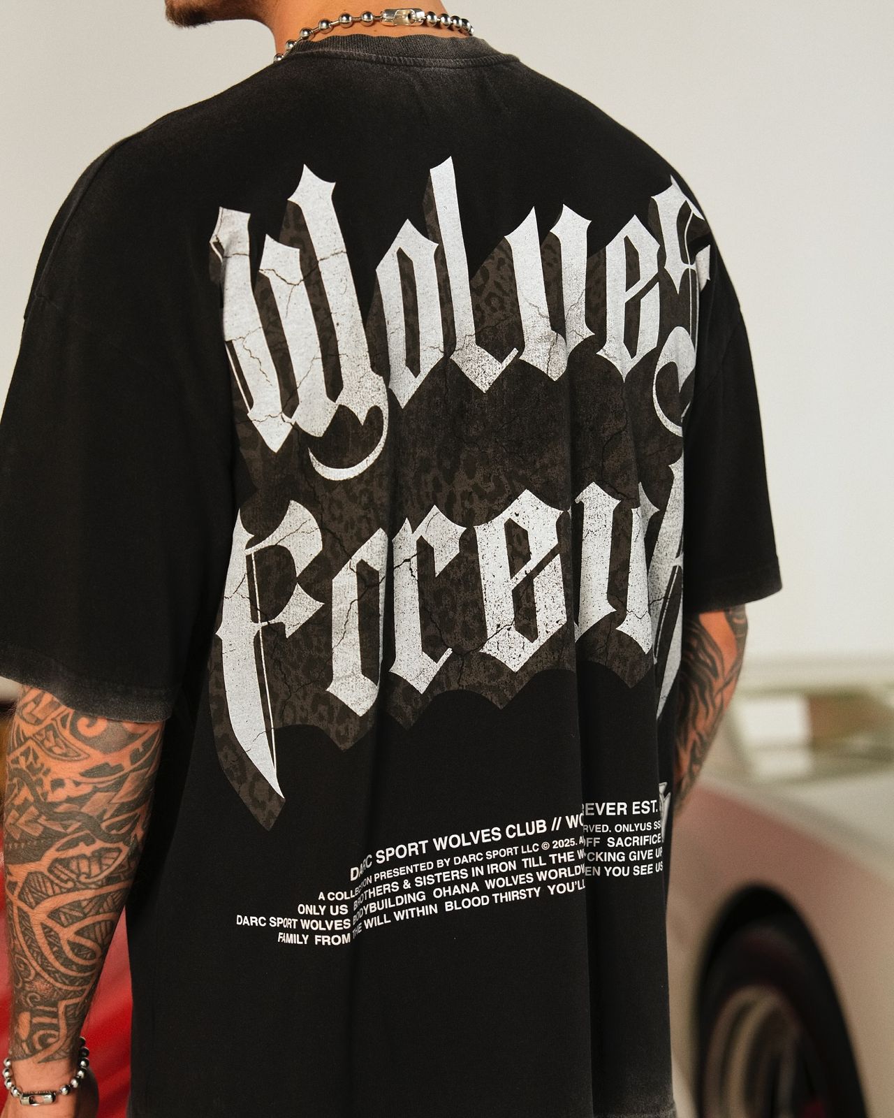 CAMISETA OVERSIZED - WOLVES FOREVER